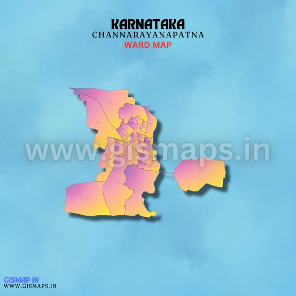 Channarayanapatna Ward Map (Karnataka)